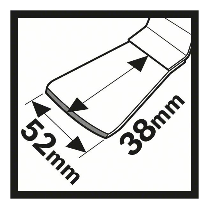 Racloir Bosch HCS ATZ 52 SFC flexible 45 x 52 mm