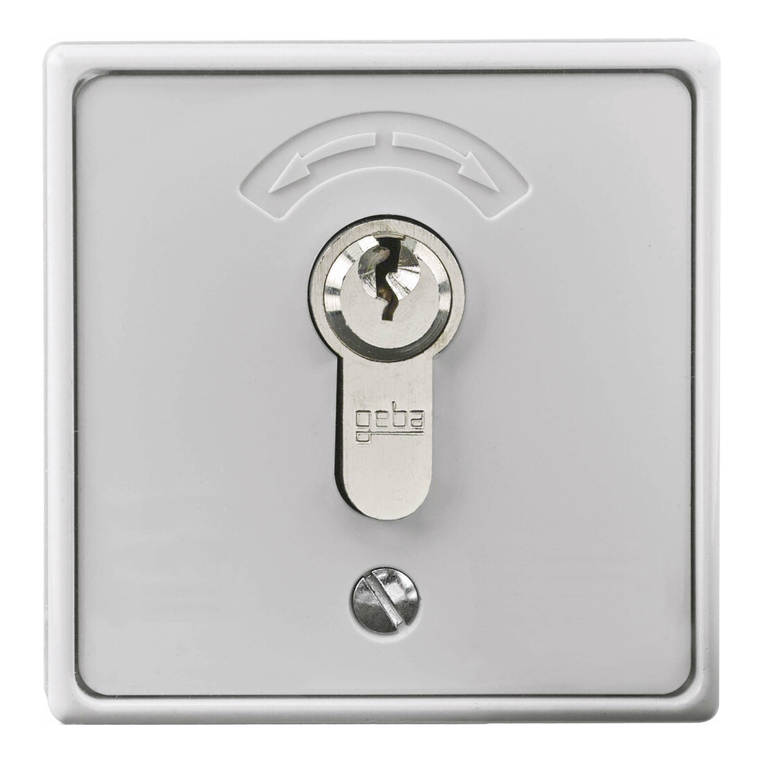 Rademacher Bouton-poussoir à clé AP avec cylindre 4596