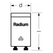 Radium Lampenwerk Starter RS 51-3