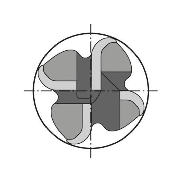 Radiusfr. WN VHM FIRE 12,0mm HA Z 4 L Gühring
