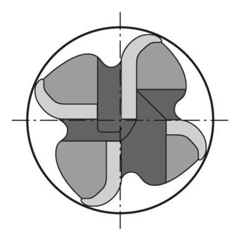 Radiusfr. WN VHM FIRE 14,0mm HA Z 4 L Gühring