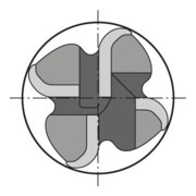 Radiusfr. WN VHM FIRE 14,0mm HA Z 4 L Gühring