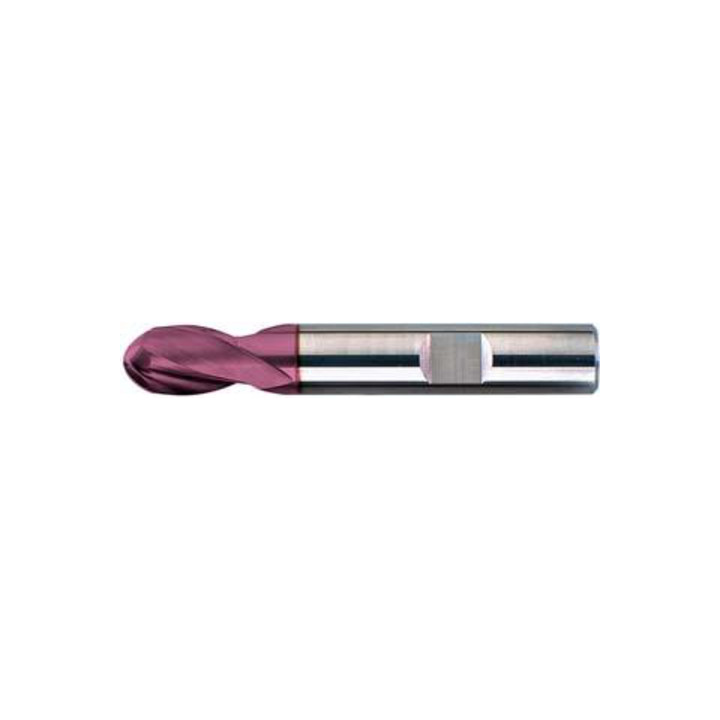 Radiusfr. WN VHM TiALN 1,0mm HB Z2 K FORMAT