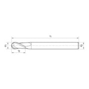 Radiusfr. WN VHM TiALN 4,0mm HA Z2 D6mm FORMAT-2