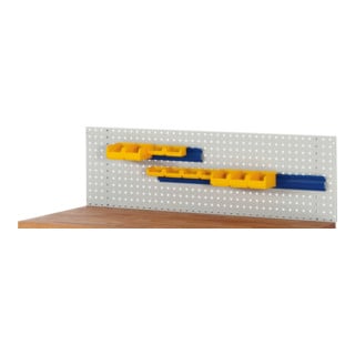 Rail d'accrochage Rau 500 mm pour plaque perforée