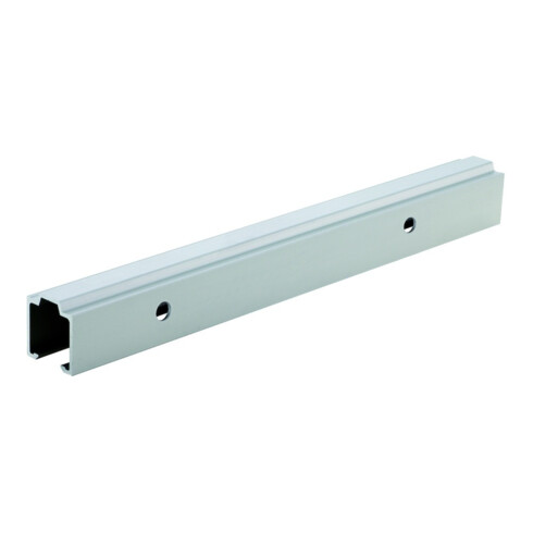 Rail de roulement 60 Alu. Palier EV1 anodisé L. 1700mm Wandmont. HELM