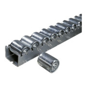 Barres à rouleaux robustes avec rouleaux cylindriques en acier, galvanisés-1