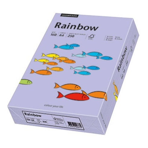 Rainbow Kopierpapier 88042571 A4 160g violett 250 Bl./Pack.