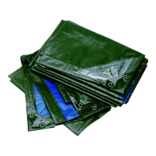 RAINEXO Abdeckplane 150g/qm, 1,5x3m, gr/bl
