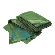 RAINEXO Bâche de protection, 150 g/m², 10x15 m, vert/bleu
