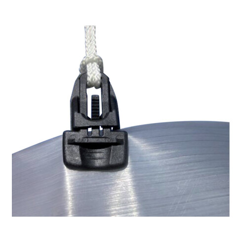 RAINEXO Clips à œillets, charge de traction jusqu’à 100 kg, 4 pièces