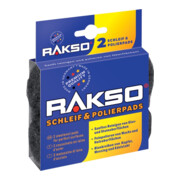 RAKSO Laine d'acier fine 00, lot de 2