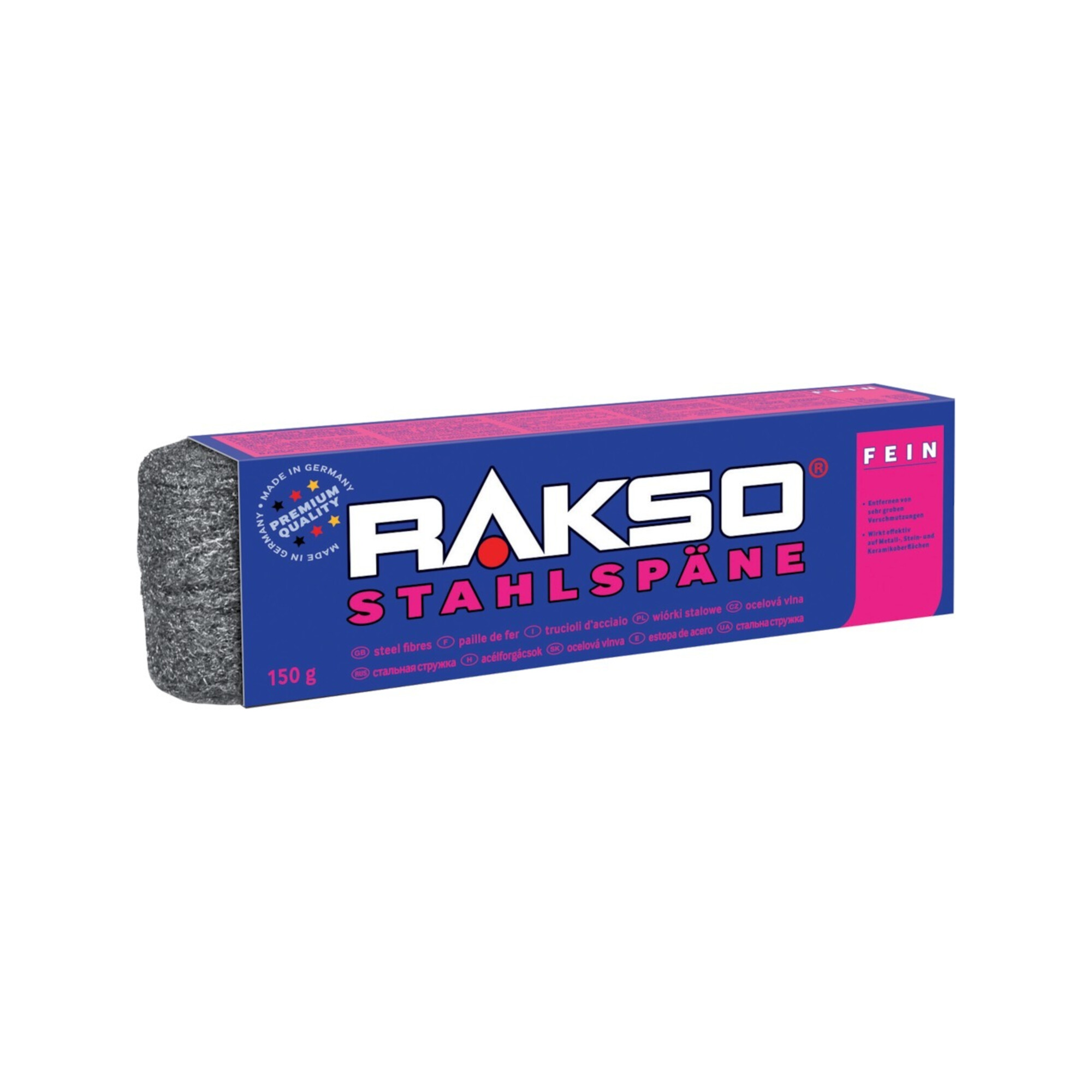 Rakso Stahlspäne fein a 150 g ; OSCAR WEIL