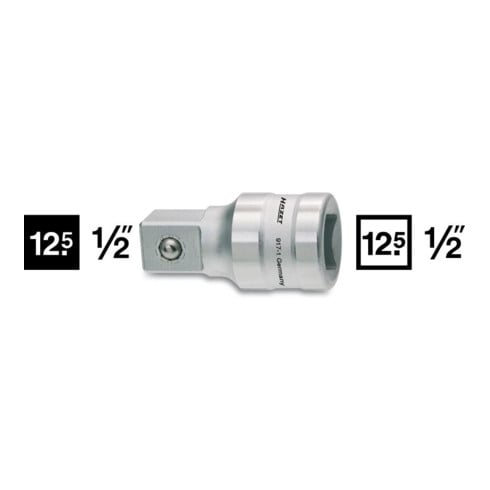 Rallonge HAZET Carré creux 12,5 mm (1/2 pouce)