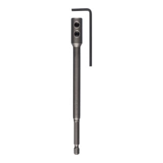 Rallonge Bosch 1/4", arbre hexagonal pour fraise plate Self Cut Speed 152 mm