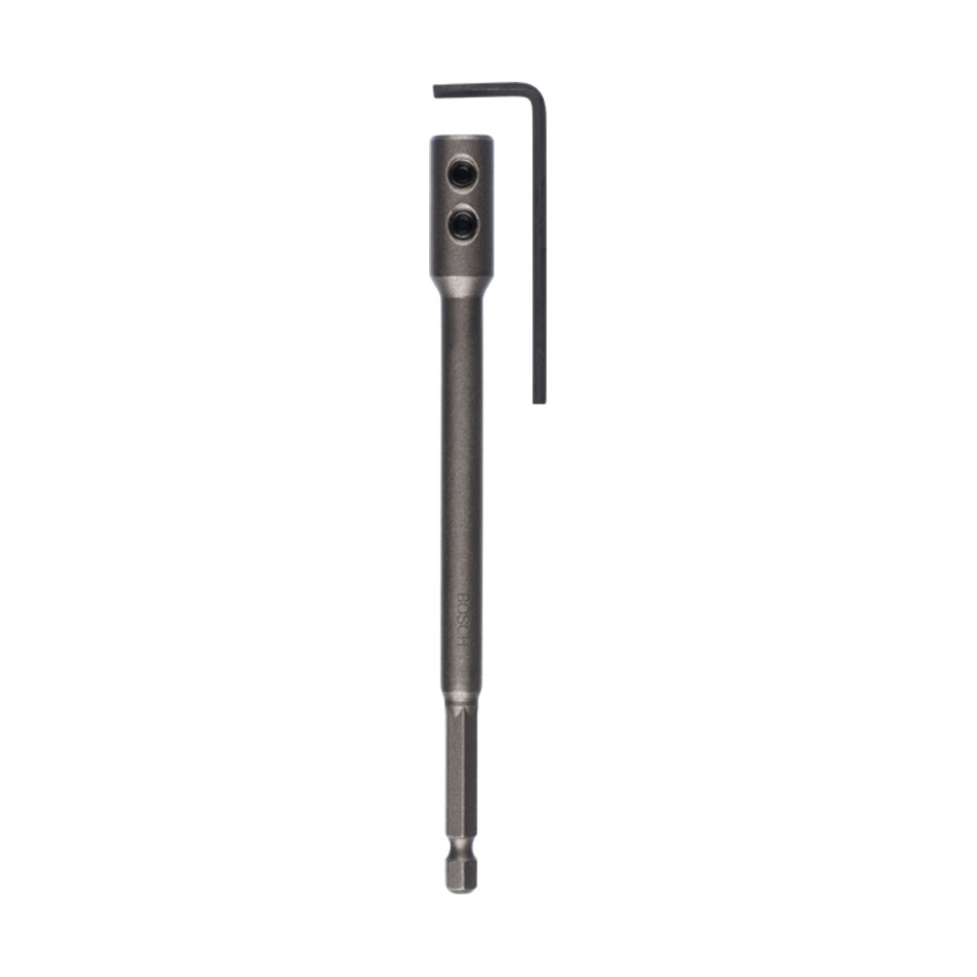 Rallonge Bosch 1/4", arbre hexagonal pour fraise plate Self Cut Speed 152 mm