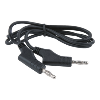 Rallonge de ligne de mesure à connecteur double et connecteur supplémentaire 1.100 mm (noire)