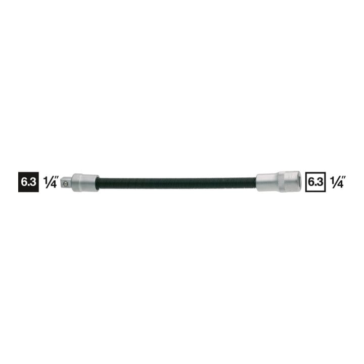 Rallonge, flexible 870 ∙ Carré creux 6,3 mm (1/4 pouce) ∙ Carré massif 6,3 mm (1/4 pouce) HAZET