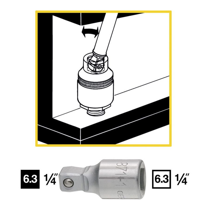 Rallonge pivotante 871-1 HAZET