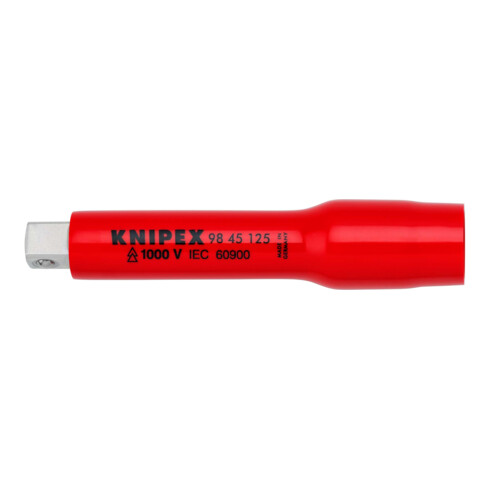 Rallonges, avec carré mâle et femelle 3/8" ou 1/2" Knipex