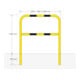 Rampe de protection Moravia pour extérieur noir/jaune 1300 x 1000 mm fixation murale-2