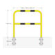 Rampe de protection Moravia pour extérieur noir/jaune 1300 x 1000 mm fixation murale-4