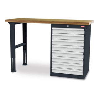 Rangée d'établis STIER lxPxH 1500x600x1060 mm