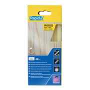 Rapid bâtons de colle bois, diamètre 12 x 190 mm, boîte de 48 pièces