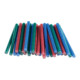 Rapid Bâtons de colle paillettes, diamètre 7 x 90 mm 36 pcs rouge, vert et bleu blister-5