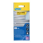 Rapid Bâtons de colle PVC/Câble, diamètre 12 x 190 mm, 48 pcs carton