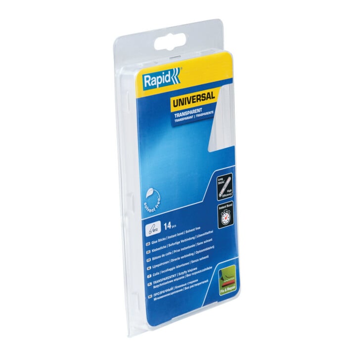 Rapid Bâtons de colle universels transparents 250g Isaberg