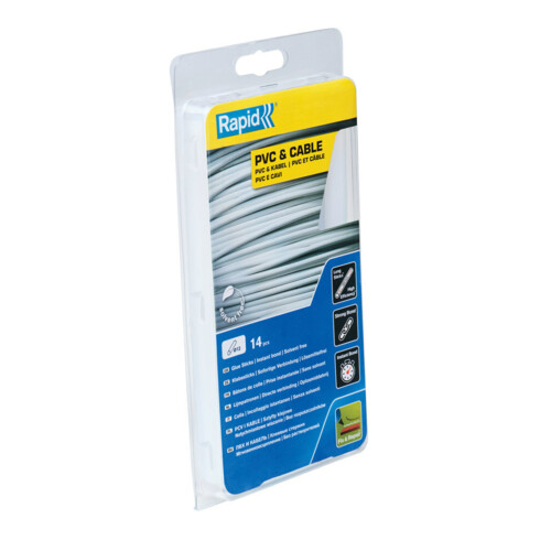 Rapid Bâtons de colle universels transparents 250g Isaberg