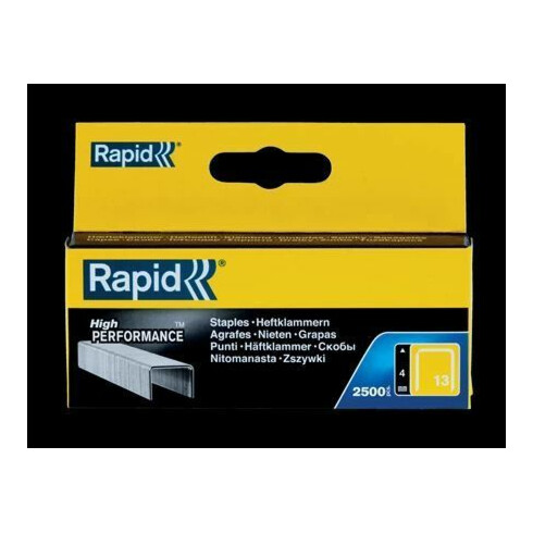 Rapid Heftklammer 13/04mm stahl a 2500 Box Typ 13