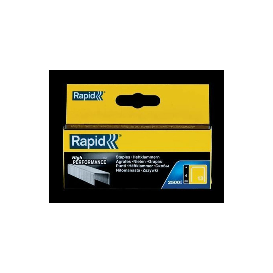 Rapid Heftklammer 13/04mm stahl a 2500 Box Typ 13