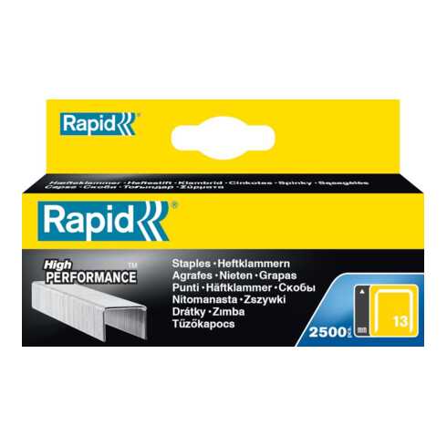 Rapid Heftklammer 13/06mm stahl a 2500 Box Typ 13
