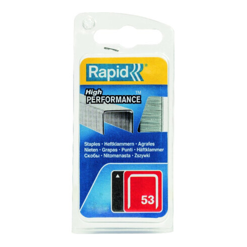 Rapid Heftklammer 53/14 L 004 Pack= 5000 Stück Isaberg Typ 53