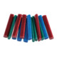 Rapid Klebesticks Glitzer oval, Durchmesser 9 x 94 mm 14 Stk. rot, grün und blau Blister-5