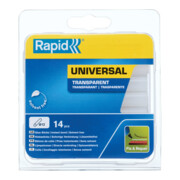 Rapid Klebesticks universal transparent, Durchmesser 12 x 94 mm 14 Stk. Blister-2