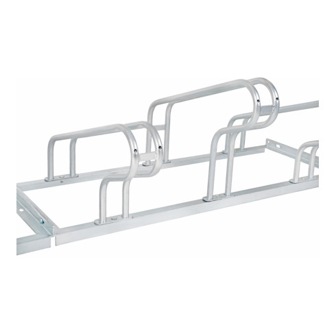 STIER Rastrelliera per 6 biciclette zincata