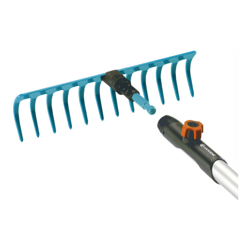 Râteau combisystem GARDENA, 12 dents, 30 cm de large