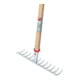 Râteau de jardin L.428mm 16 dents avec douille conique, sans manche IDEAL-1