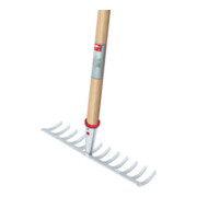 Râteau de jardin L.428mm 16 dents avec douille conique, sans manche IDEAL
