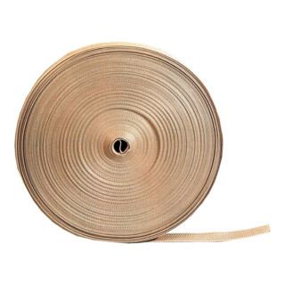 RATHGEBER, Sangle de volet roulant 14/15 mm x 6 m SB, crème, résistance à la traction 320 kg