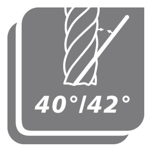 Ratiofräser 6527L VHM FIRE 10mm Z 4 HA INOX