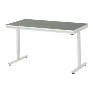 RAU Arbeitstisch adlatus 150 elektrisch höhenverstellbar Linoleum-/Universal-Platte 1500 mm x 800 mm