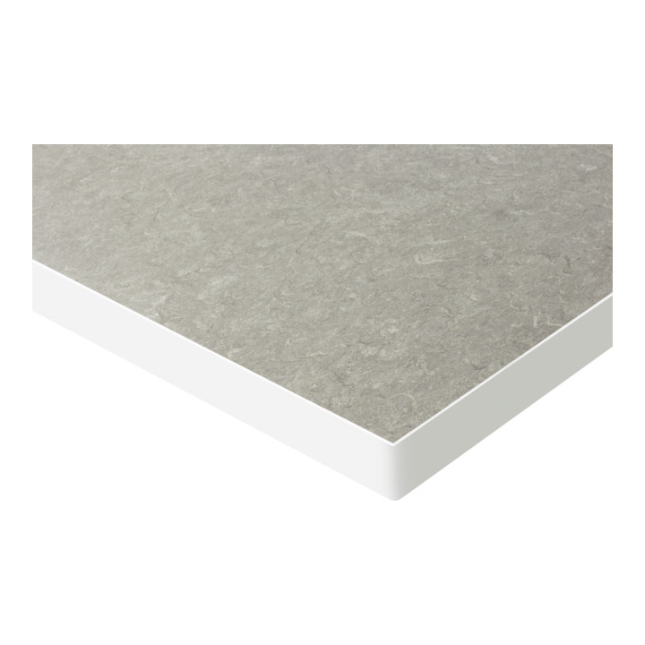 Rau Arbeitstisch Linoleum BxTxH 750x800x800-850mm