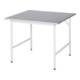 Rau Arbeitstisch Stahl BxTxH 1000x1000x800-850mm-1