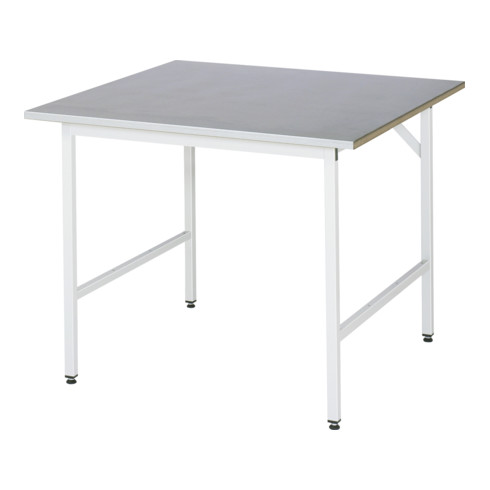 Rau Arbeitstisch Stahl BxTxH 1000x1000x800-850mm