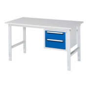 Rau Arbeitstisch Tom banco da lavoro regolabile in altezza KM03, L1500xP800xA760-1080mm, piano M 22mm