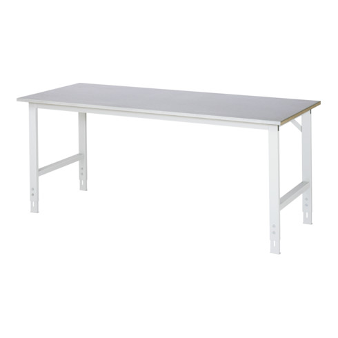 Rau Arbeitstisch Tom BxTxH 2000x800x760-1080mm, Stahlblech Arbeitsplatte